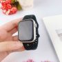 Pasek Opaska Bransoletka Silikon Plamki Czarny Kolor do Apple Watch 3 4 5 6 7 8 9 SE 38/40/41mm - 3